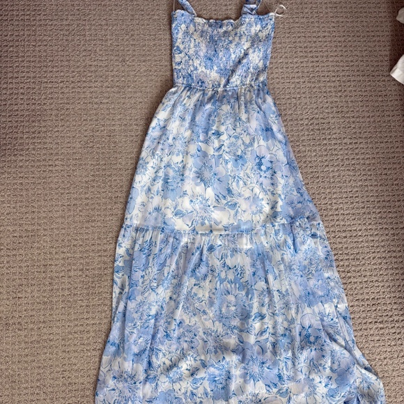 Blue Floral Womens Maxi - Picture 2 of 6